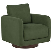 Iris Fabric Upholstered Swivel Accent Chair Matcha - 903257