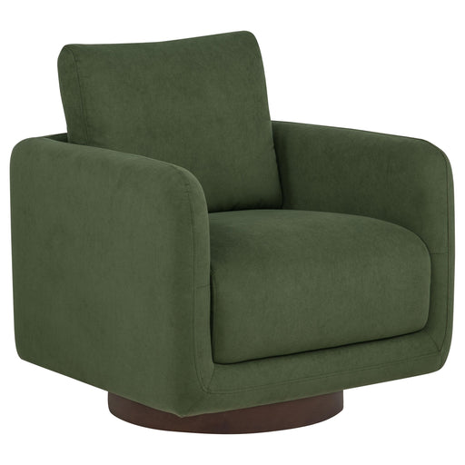 Iris Fabric Upholstered Swivel Accent Chair Matcha - 903257