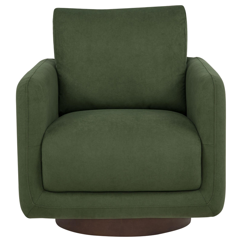 Iris Fabric Upholstered Swivel Accent Chair Matcha - 903257