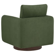 Iris Fabric Upholstered Swivel Accent Chair Matcha - 903257