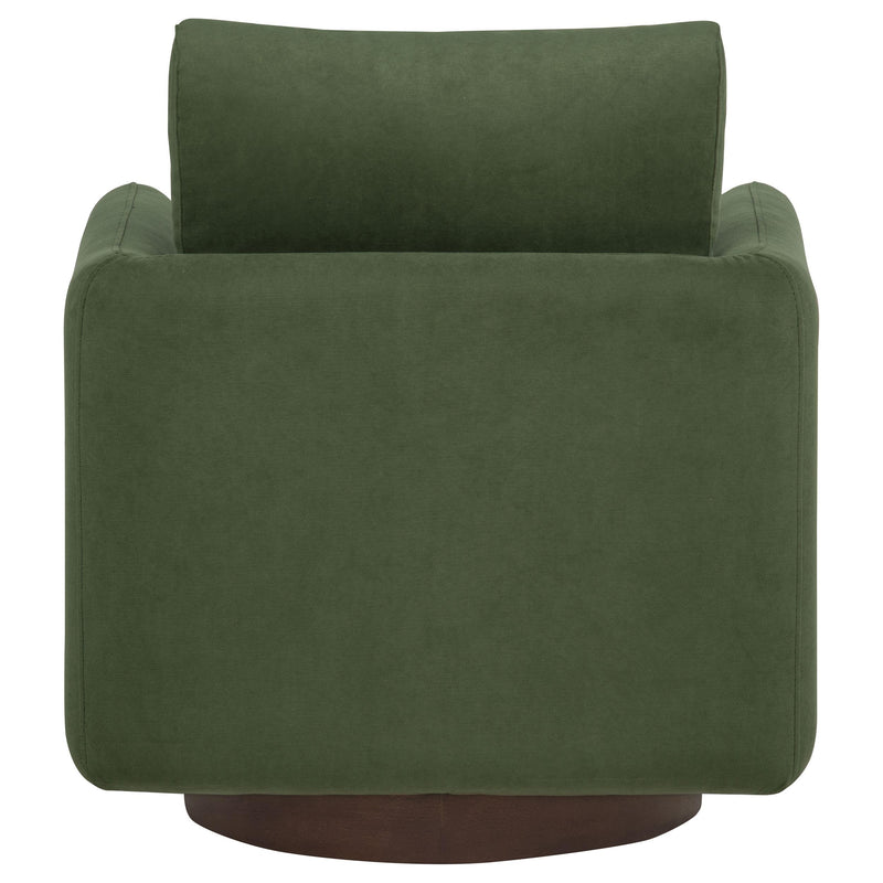 Iris Fabric Upholstered Swivel Accent Chair Matcha - 903257