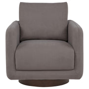 Iris Fabric Upholstered Swivel Accent Chair Stone - 903258