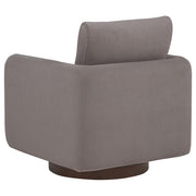 Iris Fabric Upholstered Swivel Accent Chair Stone - 903258