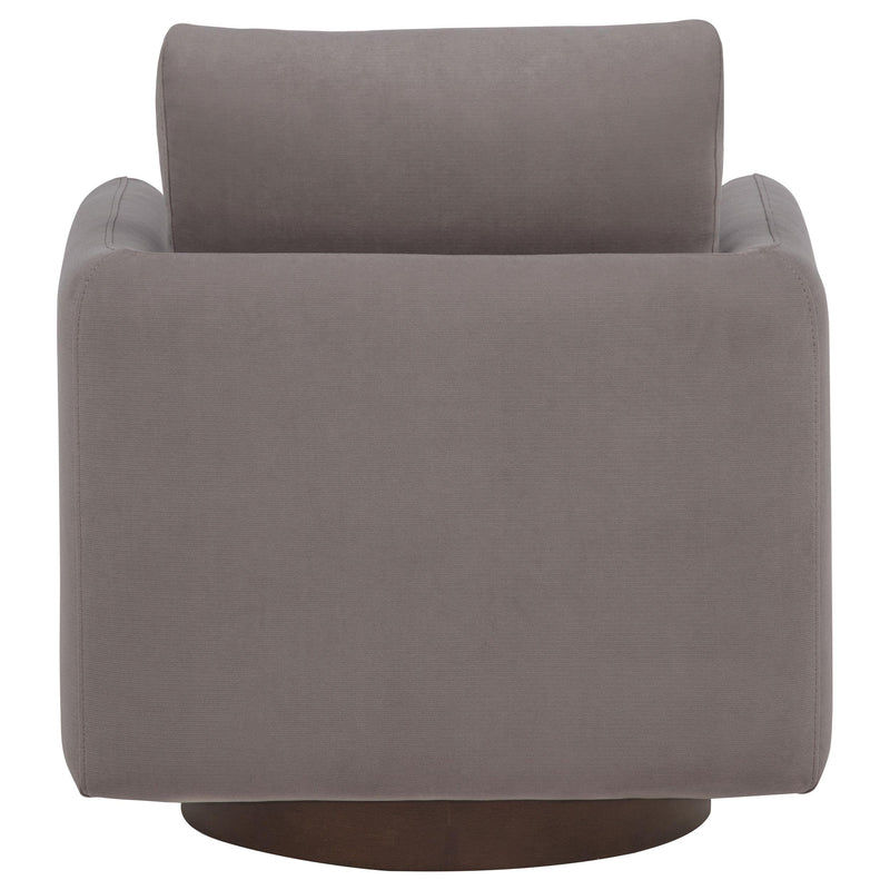 Iris Fabric Upholstered Swivel Accent Chair Stone - 903258
