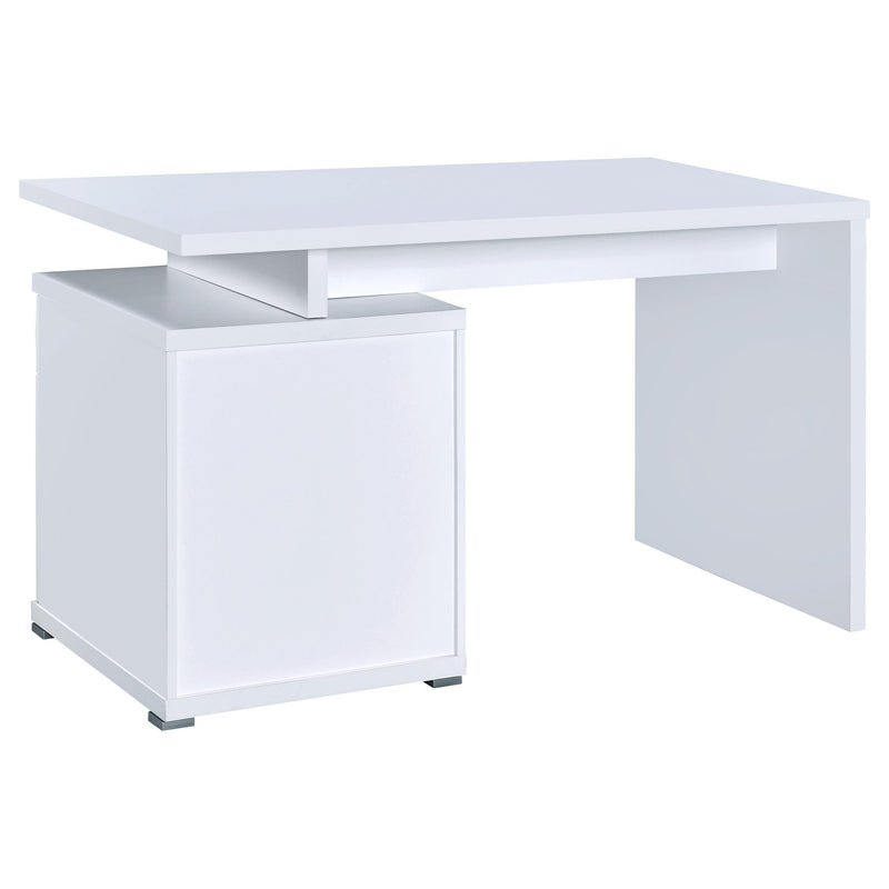 Irving 47-inch 2-drawer Office Computer Desk White - 800110