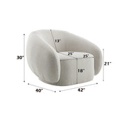 Isabel Chair W/Swivel - LV02543