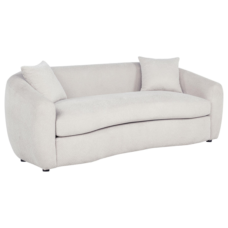 Isabella 3-piece Fabric Upholstered Sofa Set Sand - 504971-S3