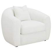 Isabella 3-piece Faux Sheepskin Upholstered Sofa Set Natural - 509871-S3