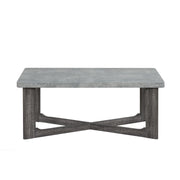 Isabella - 3PC Coffee Table Set, Rectangular Shape Coffee Table and 2 Square Shape End Tables - T127-3PC-Set