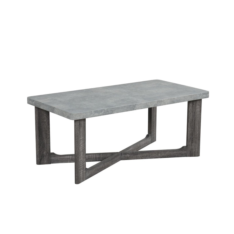 Isabella - 3PC Coffee Table Set, Rectangular Shape Coffee Table and 2 Square Shape End Tables - T127-3PC-Set