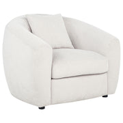 Isabella Fabric Upholstered Accent Chair Sand - 504973