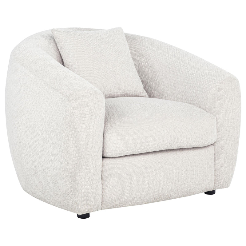Isabella Fabric Upholstered Accent Chair Sand - 504973