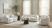 Isabella Fabric Upholstered Accent Chair Sand - 504973