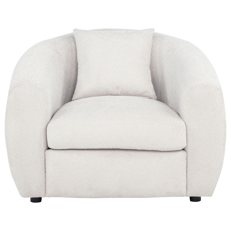 Isabella Fabric Upholstered Accent Chair Sand - 504973
