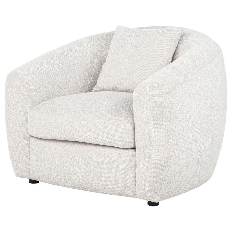 Isabella Fabric Upholstered Accent Chair Sand - 504973