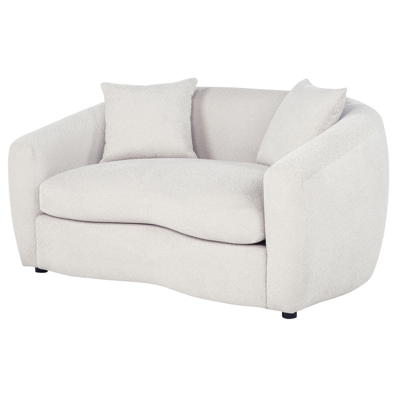 Isabella Fabric Upholstered Loveseat Sand - 504972