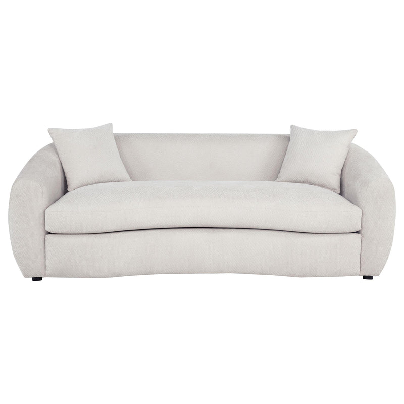 Isabella Fabric Upholstered Sofa Sand - 504971