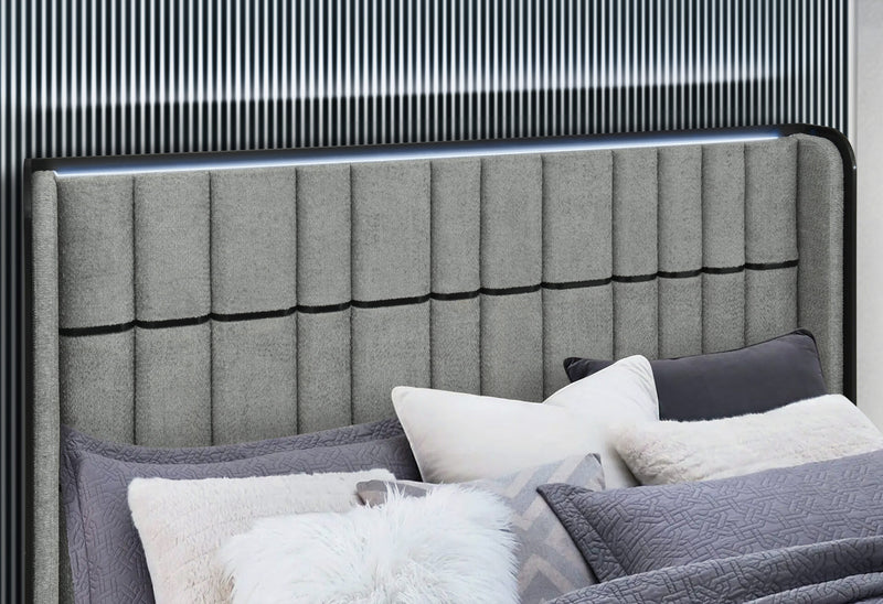 Isabella Grey King Bed Group - ISABELLA-GREY-KBG