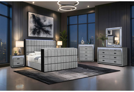 Isabella Grey Queen Bed Group - ISABELLA-GREY-QBG