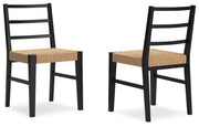 Isanti Light Brown Dining Chair (Set of 2) - D752-02X2