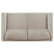 Islington 3-piece Upholstered Panel Arm Sofa Set Taupe - 511101-S3