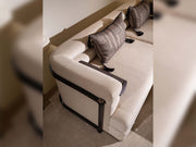 Istanbul 4-pieces (Highseat Four Seater Sofa & 1 Four Seater Sofa &  2 Chair) Livingroom in Cream - 200-GAB-IST-4H411