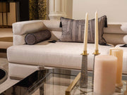Istanbul 4-pieces (Highseat Four Seater Sofa & 1 Four Seater Sofa &  2 Chair) Livingroom in Cream - 200-GAB-IST-4H411