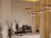 Istanbul 4-pieces (Highseat Four Seater Sofa & 1 Four Seater Sofa &  2 Chair) Livingroom in Cream - 200-GAB-IST-4H411