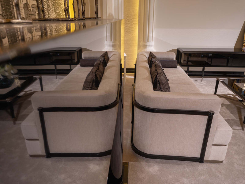 Istanbul 4-pieces (Highseat Four Seater Sofa & 1 Four Seater Sofa &  2 Chair) Livingroom in Cream - 200-GAB-IST-4H411