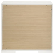 Ives 2-drawer Nightstand Bedside Table White High Gloss - 224942