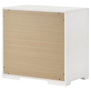 Ives 2-drawer Nightstand Bedside Table White High Gloss - 224942