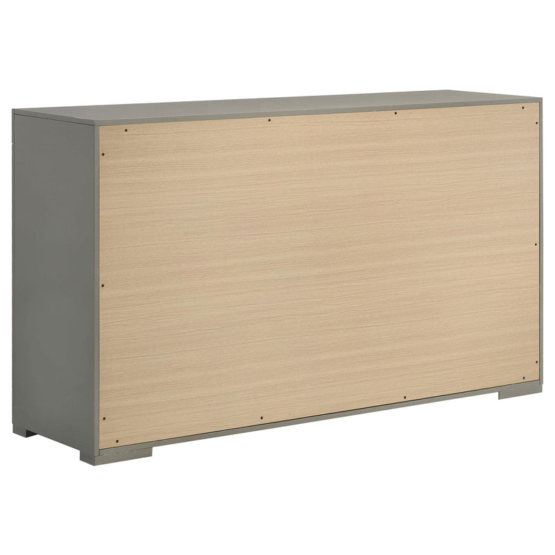 Ives 4-piece Queen Bedroom Set Grey High Gloss - 224971Q-S4