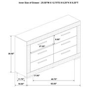 Ives 4-piece Queen Bedroom Set White High Gloss - 224941Q-S4