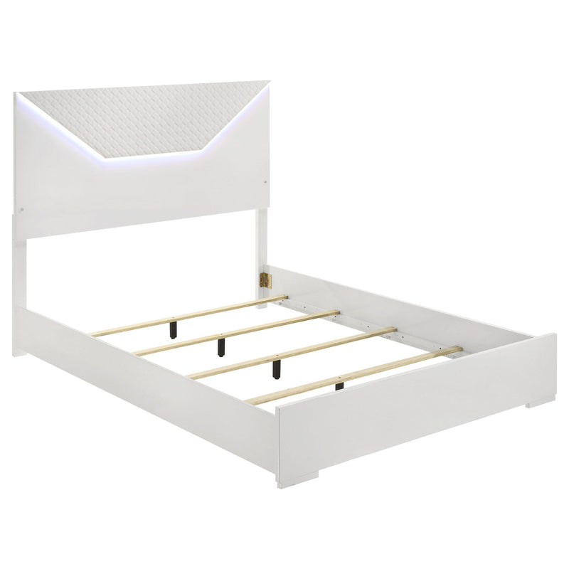 Ives 4-piece Queen Bedroom Set White High Gloss - 224941Q-S4