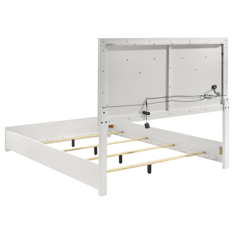 Ives 4-piece Queen Bedroom Set White High Gloss - 224941Q-S4