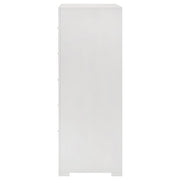 Ives 5-drawer Bedroom Chest of Drawers White High Gloss - 224945