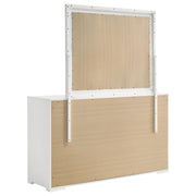 Ives 6-drawer Dresser and Mirror White High Gloss - 224943M