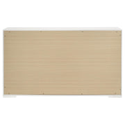 Ives 6-drawer Dresser Cabinet White High Gloss - 224943