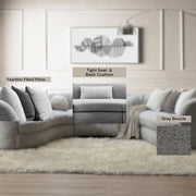 Ivria Sectional Sofa W/9 Pillows - LV02541