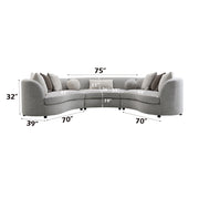 Ivria Sectional Sofa W/9 Pillows - LV02541