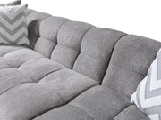 Ivy Gray Boucle RAF Sectional - Gate FurnitureSectional
