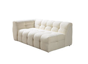 Ivy Ivory Boucle RAF Sectional - Gate FurnitureSectional