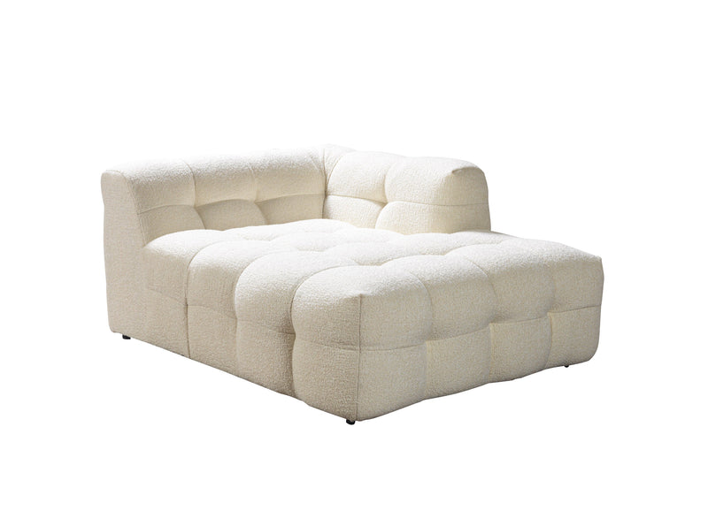 Ivy Ivory Boucle RAF Sectional - Gate FurnitureSectional