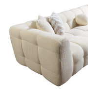 Ivy Ivory Boucle RAF Sectional - Gate FurnitureSectional
