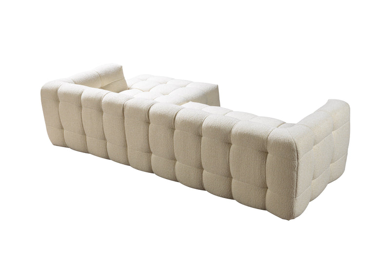 Ivy Ivory Boucle RAF Sectional - Gate FurnitureSectional