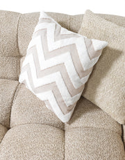 Ivy Sand Boucle LAF 110" Sectional - Gate FurnitureSectional
