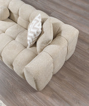 Ivy Sand Boucle LAF 110" Sectional - Gate FurnitureSectional