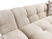 Ivy Sand Boucle LAF 110" Sectional - Gate FurnitureSectional