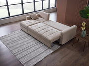 Ivy Sectional (Koopsi Basic Beige) 3 Pieces - Gate FurnitureSleeper Sectional