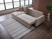 Ivy Sectional (Koopsi Basic Beige) 3 Pieces - Gate FurnitureSleeper Sectional